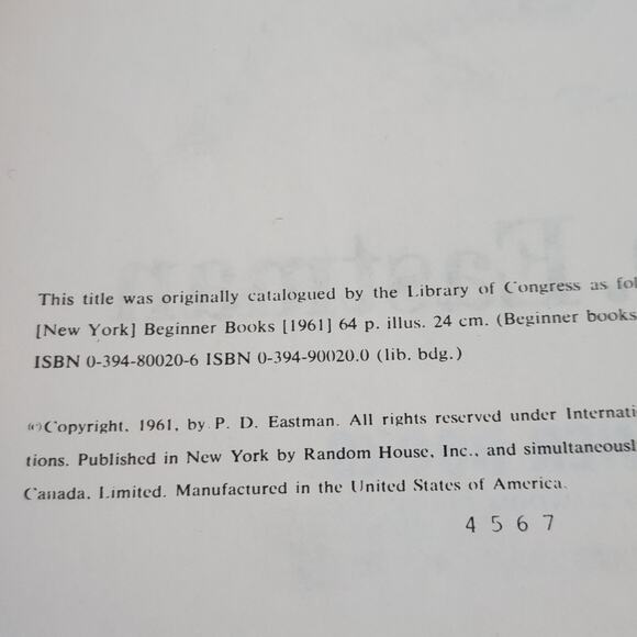 Vintage "Go Dog Go" By P.D. Eastman - Picture 3 of 3